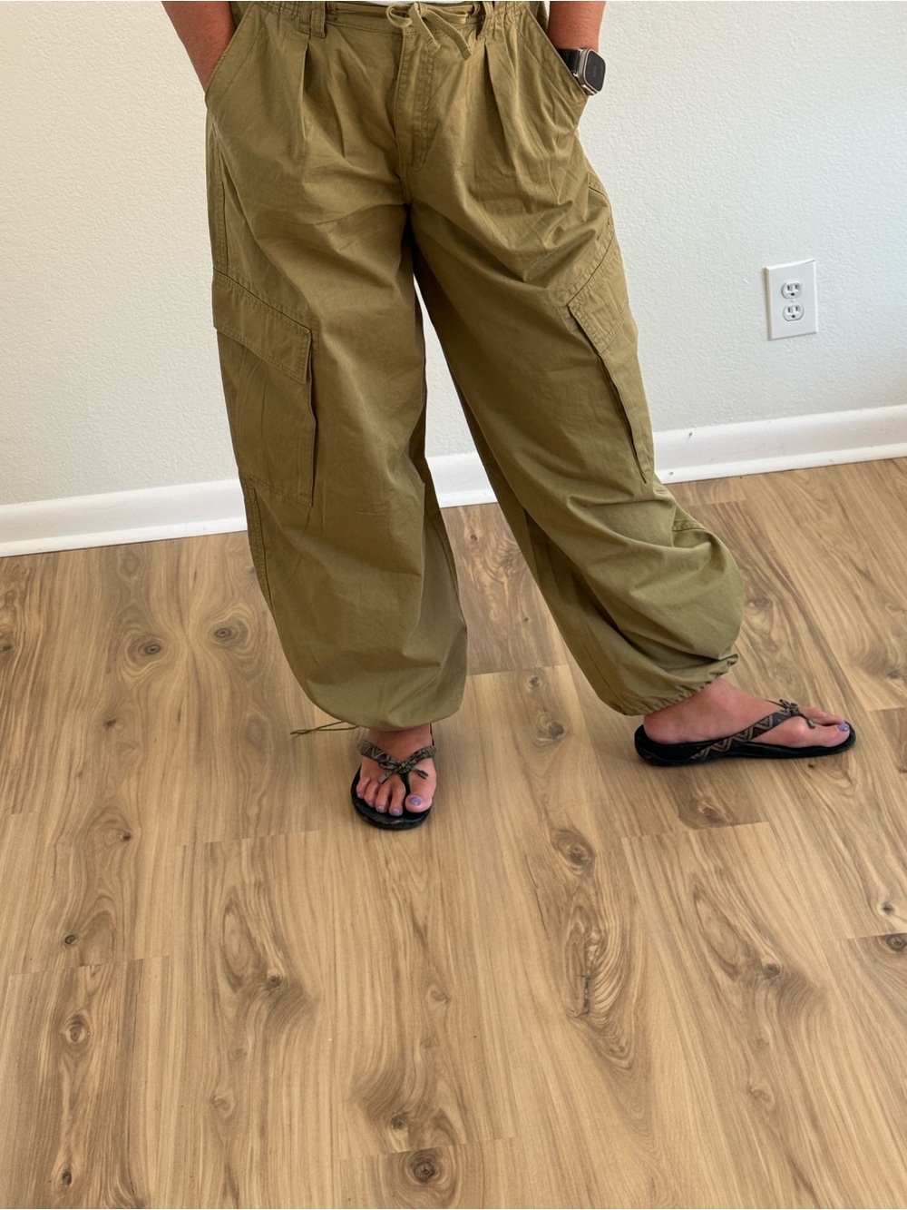 Olive Green Women’s Cargo Pants
